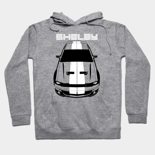 Mustang Shelby GT500 2007-2009 - White lines Hoodie by V8social